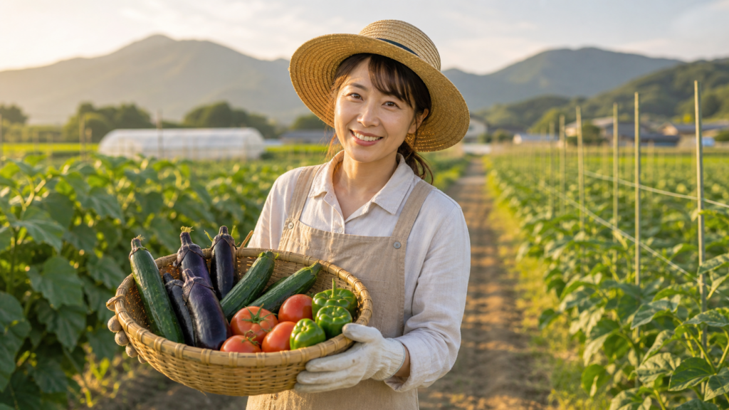 11 ???? summer vegetable basket