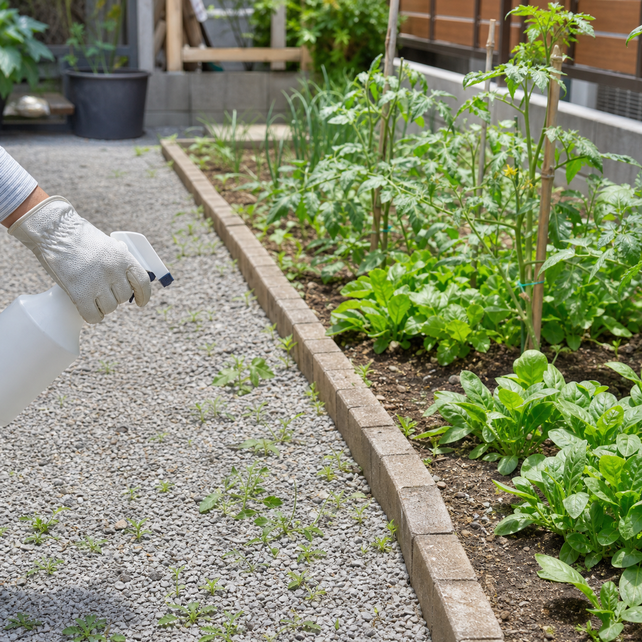 ダイソー除草剤は家庭菜園で使える？安全な場所と注意点