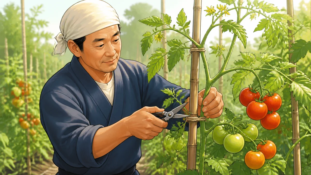 なす 三本仕立てのやり方｜支柱の立て方・わき芽の選び方・失敗しない育て方